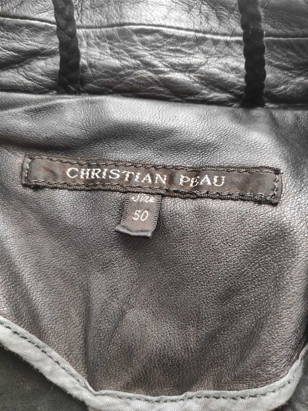 Christian Peau - Leather overshirt.Like Paul Harn… - image 8