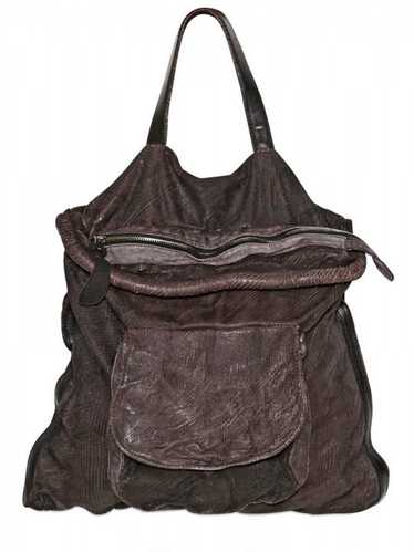 Giorgio Brato - Brown washed Leather shoulder bag… - image 1