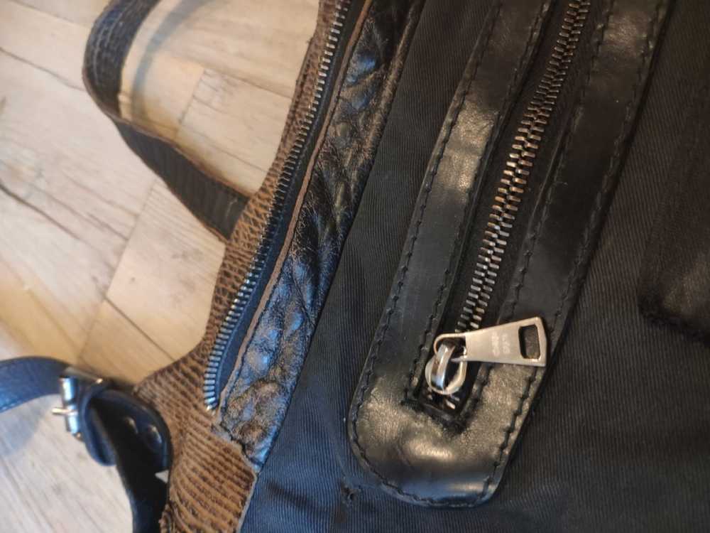 Giorgio Brato - Brown washed Leather shoulder bag… - image 7