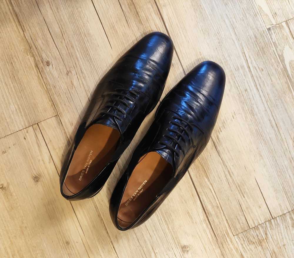 Dries Van Noten GRAIL! FW09 Croco pattern shoes.L… - image 3