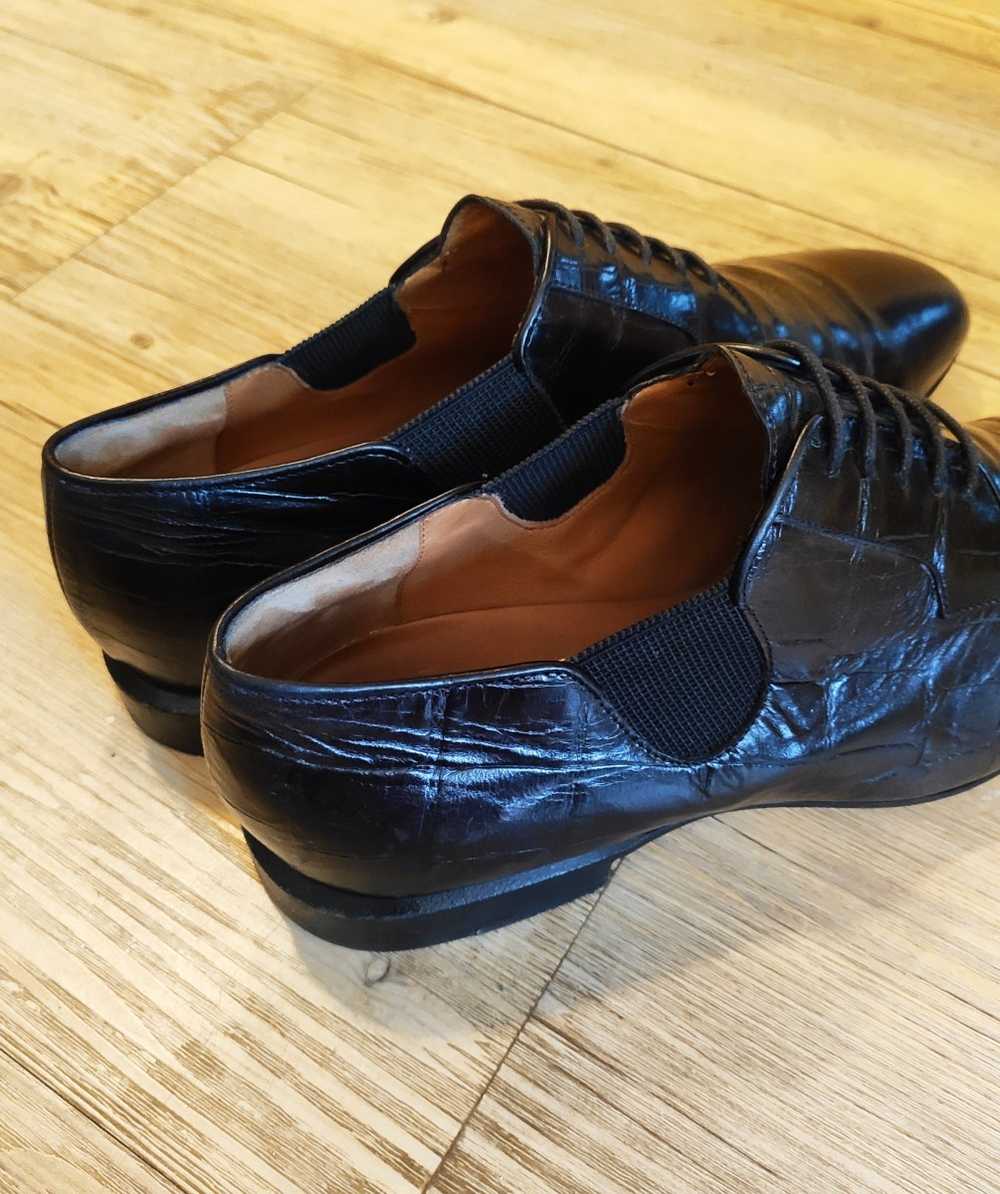 Dries Van Noten GRAIL! FW09 Croco pattern shoes.L… - image 6