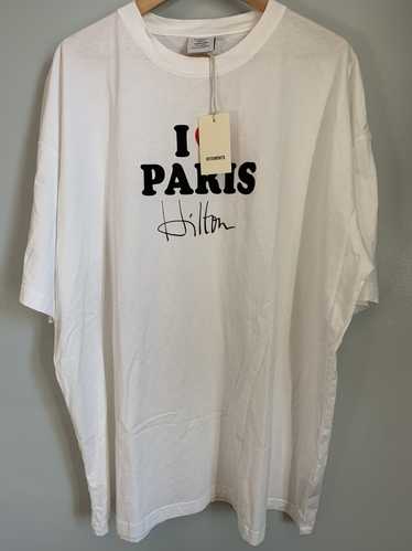 VETEMENTS BNWT I love Paris Shirt