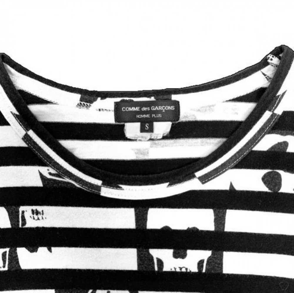 Comme des Garçons Homme Plus Skulls Print Striped… - image 6