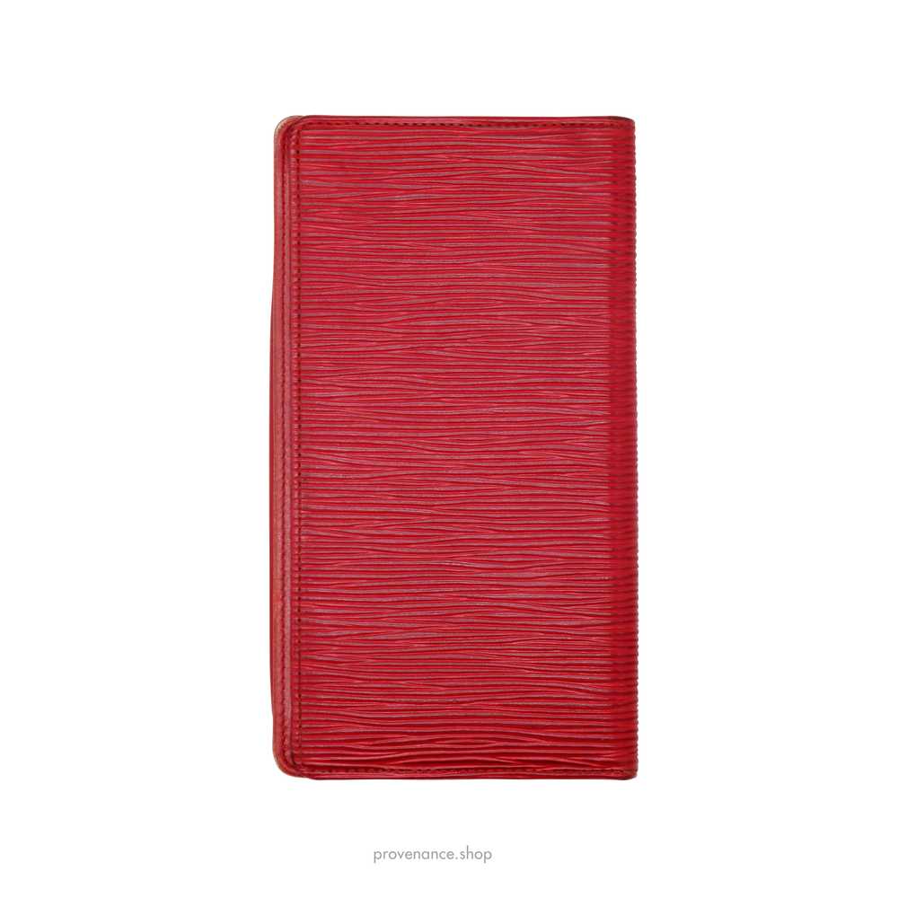 Louis Vuitton Long Wallet - Red Epi Leather - image 3