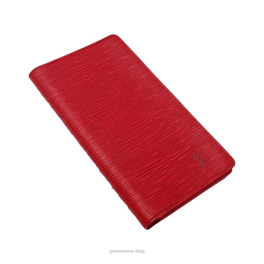 Louis Vuitton Long Wallet - Red Epi Leather - image 4