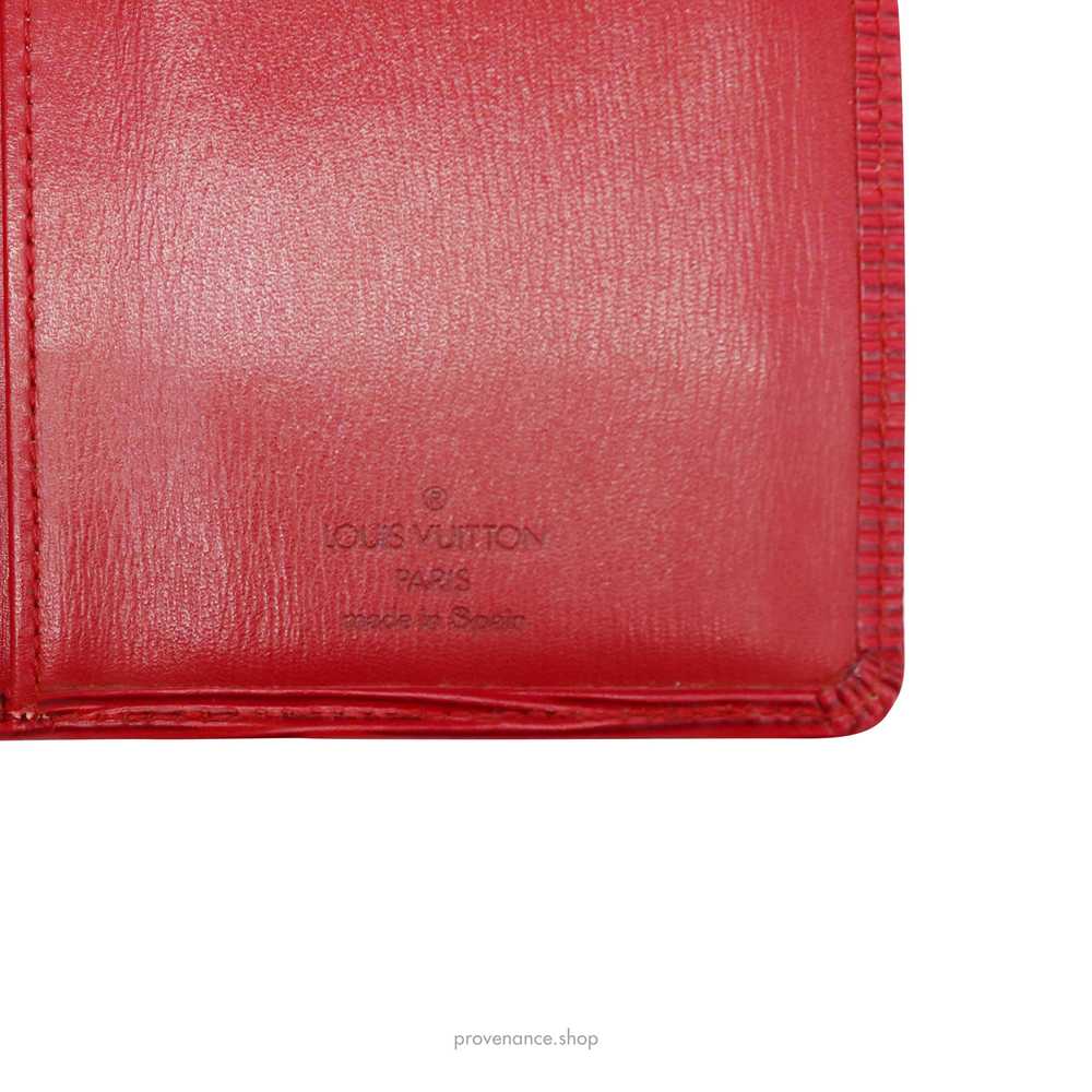 Louis Vuitton Long Wallet - Red Epi Leather - image 8