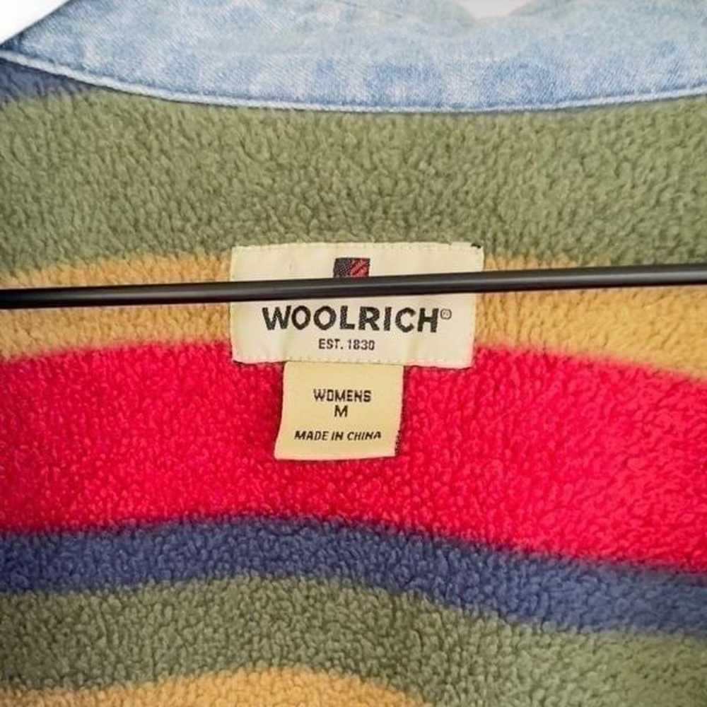 Vintage Woolrich Striped Fleece Lined Opal Jean J… - image 4