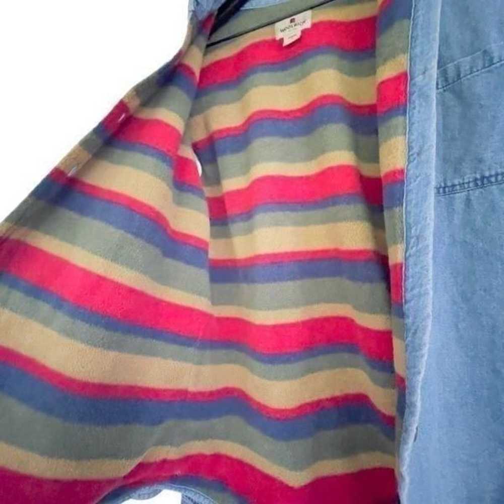 Vintage Woolrich Striped Fleece Lined Opal Jean J… - image 6