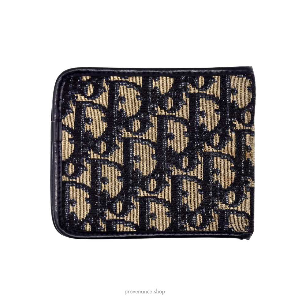 Dior Oblique Bifold Wallet - Navy - image 2