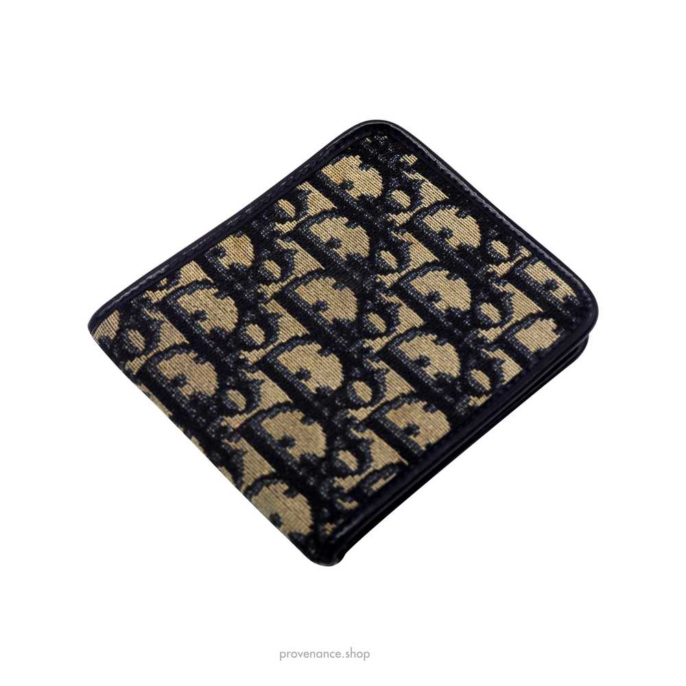 Dior Oblique Bifold Wallet - Navy - image 3