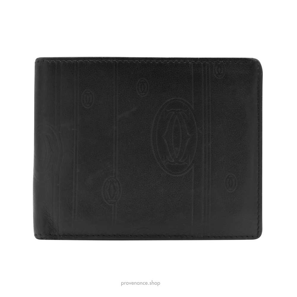 Cartier 6CC Bifold Wallet - Black Calfskin Leather - image 2