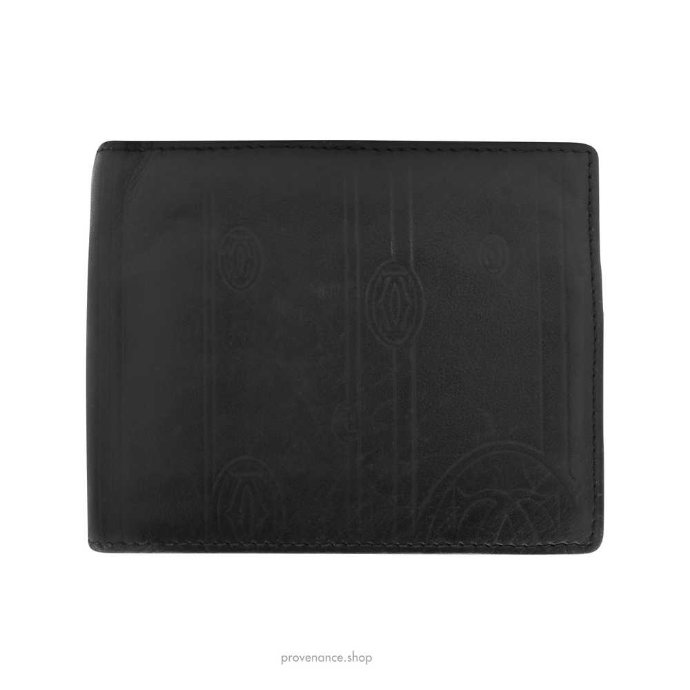 Cartier 6CC Bifold Wallet - Black Calfskin Leather - image 3