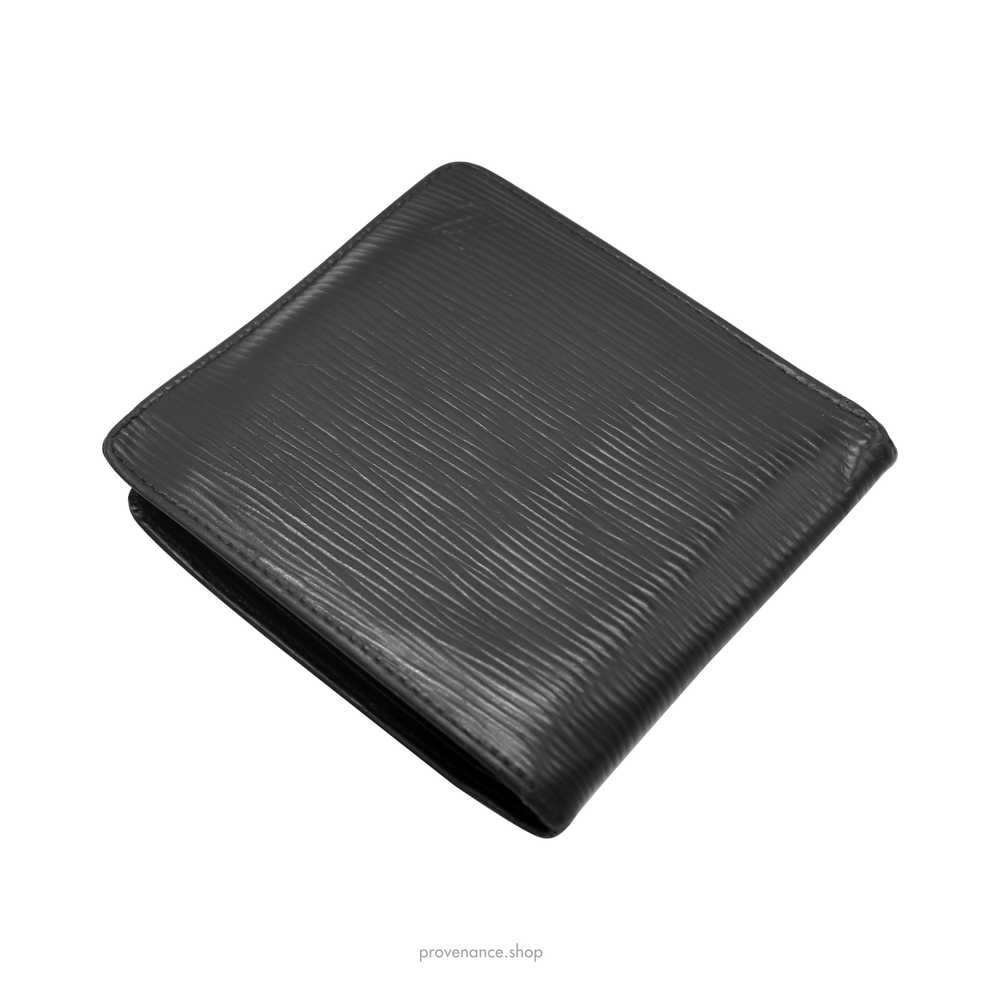 Louis Vuitton Marco Wallet - Black Epi Noir Leath… - image 4