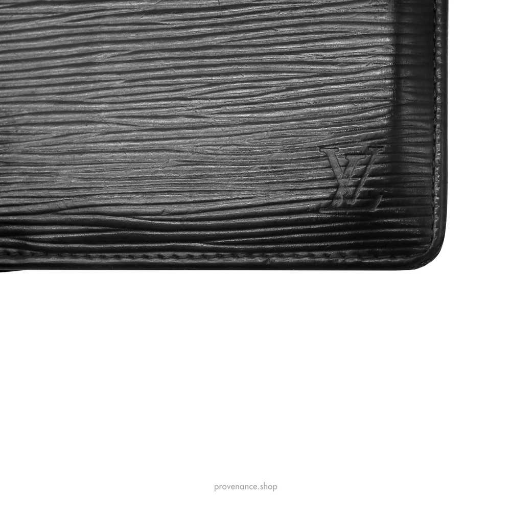 Louis Vuitton Marco Wallet - Black Epi Noir Leath… - image 5