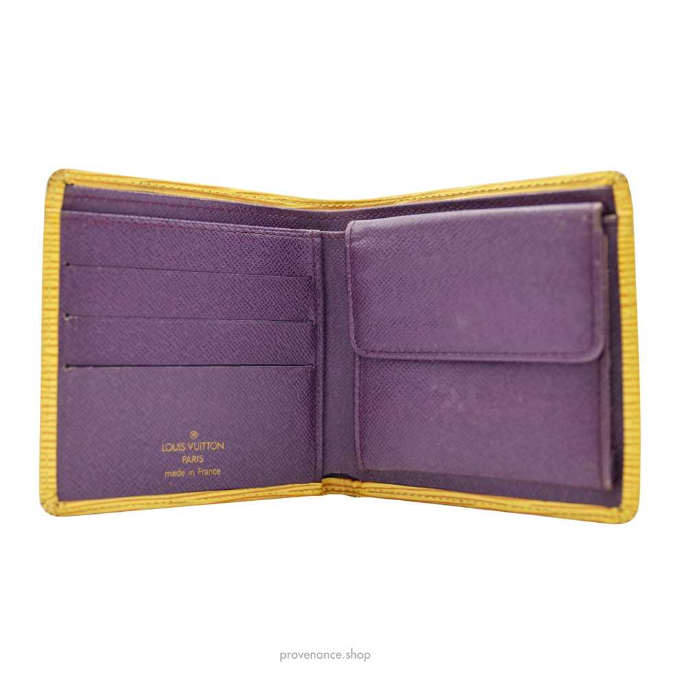 Louis Vuitton Marco Wallet - Tassil Yellow Epi Le… - image 7