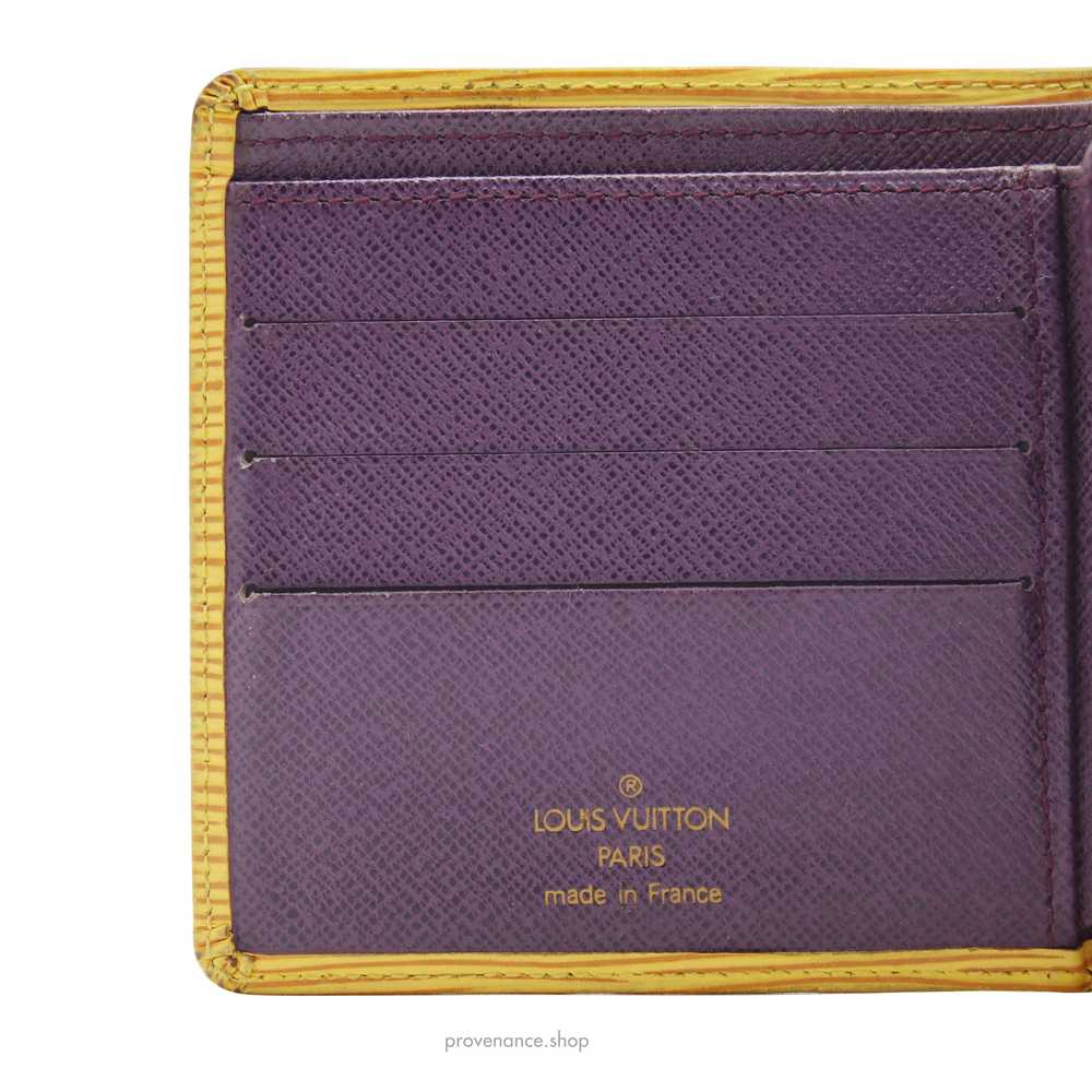 Louis Vuitton Marco Wallet - Tassil Yellow Epi Le… - image 8