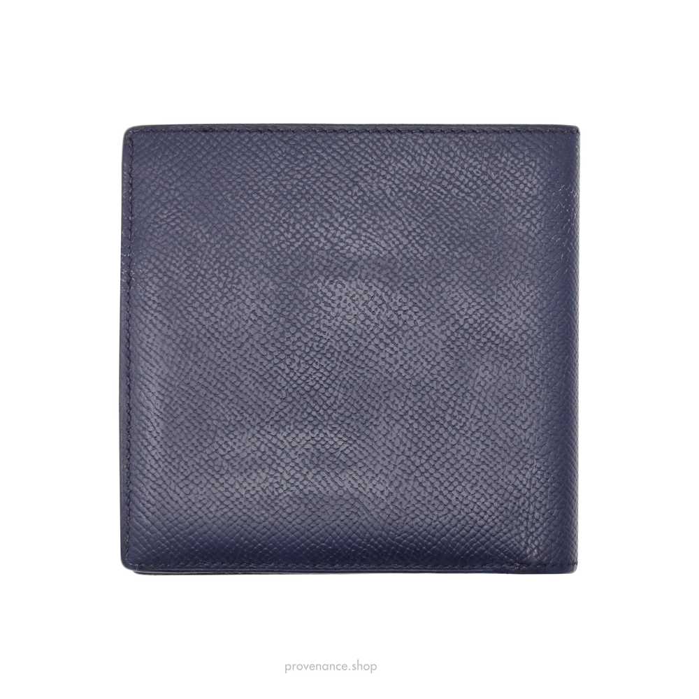 Hermès MC2 Bifold Wallet - Navy Epsom Leather - image 3