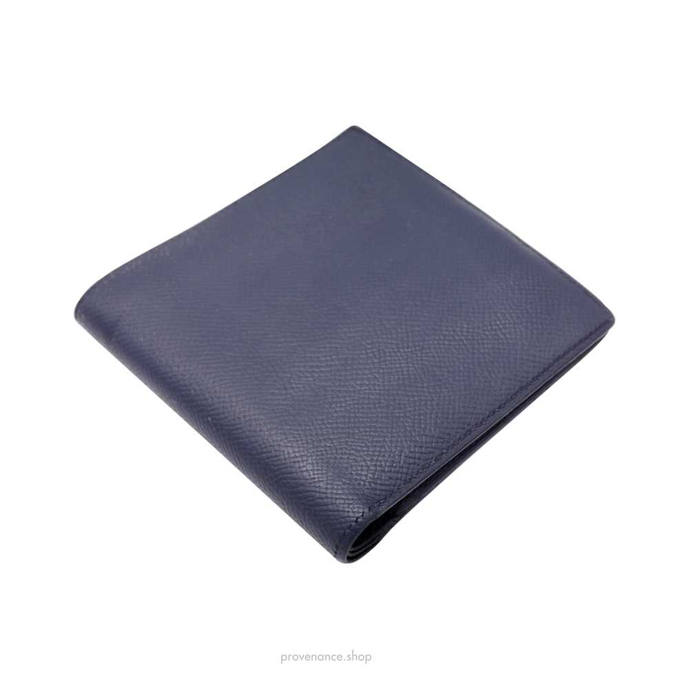 Hermès MC2 Bifold Wallet - Navy Epsom Leather - image 4