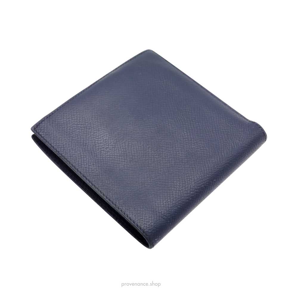 Hermès MC2 Bifold Wallet - Navy Epsom Leather - image 5