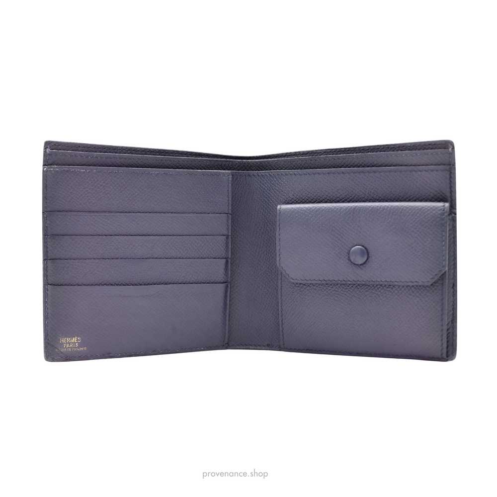 Hermès MC2 Bifold Wallet - Navy Epsom Leather - image 7