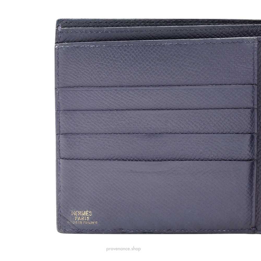 Hermès MC2 Bifold Wallet - Navy Epsom Leather - image 8