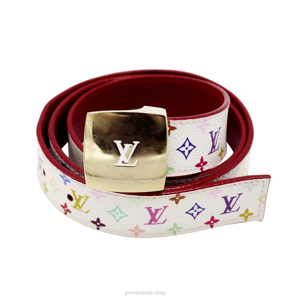 Louis Vuitton Belt - Monogram Multicolore (White) - image 2
