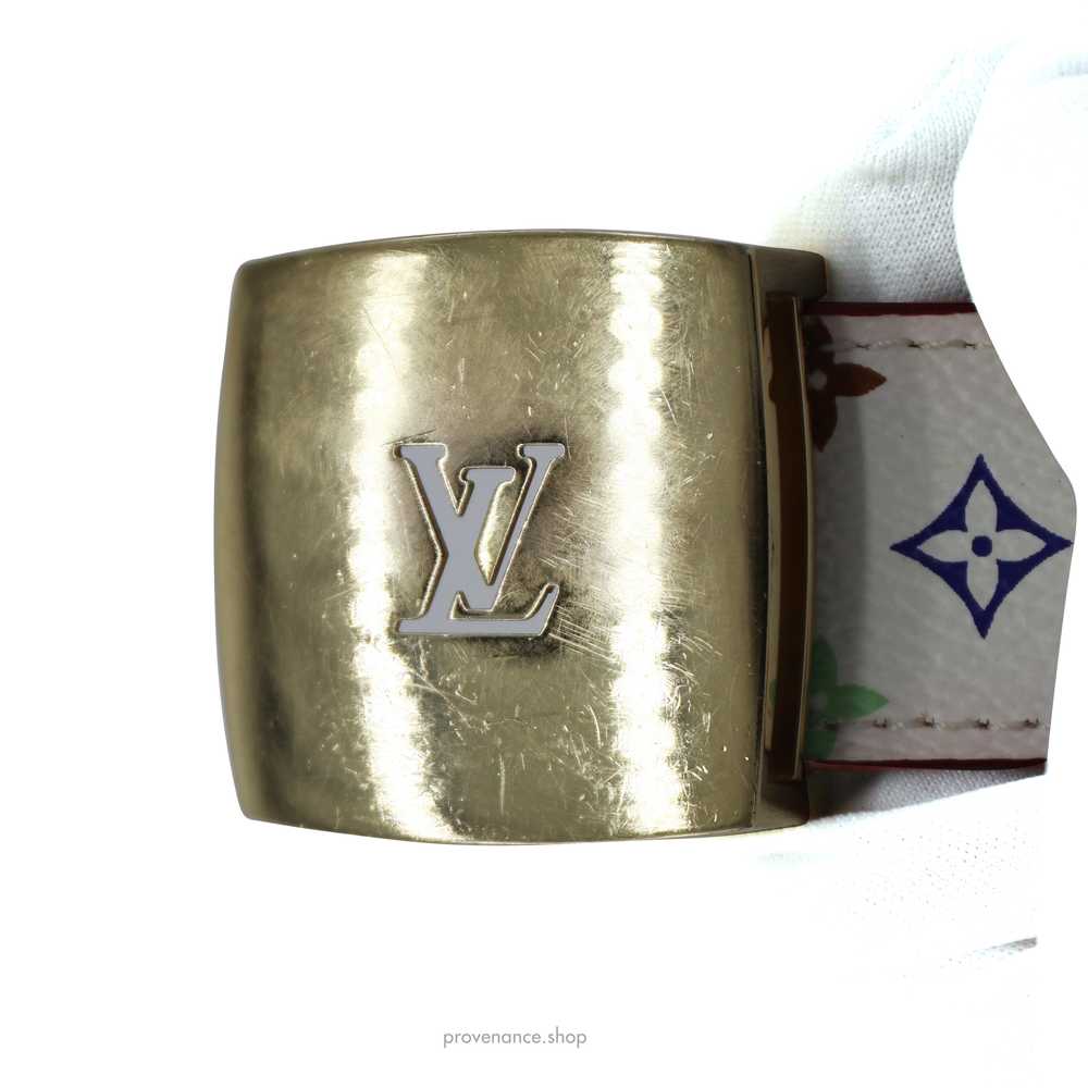 Louis Vuitton Belt - Monogram Multicolore (White) - image 5