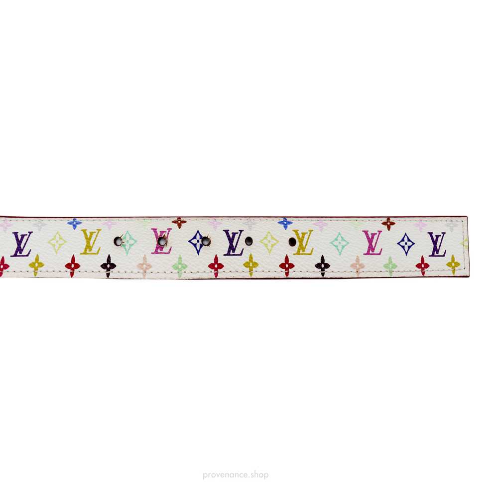 Louis Vuitton Belt - Monogram Multicolore (White) - image 6
