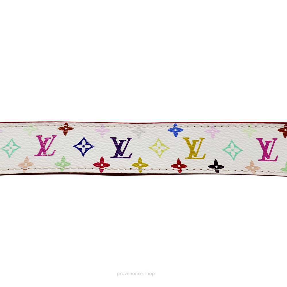 Louis Vuitton Belt - Monogram Multicolore (White) - image 8