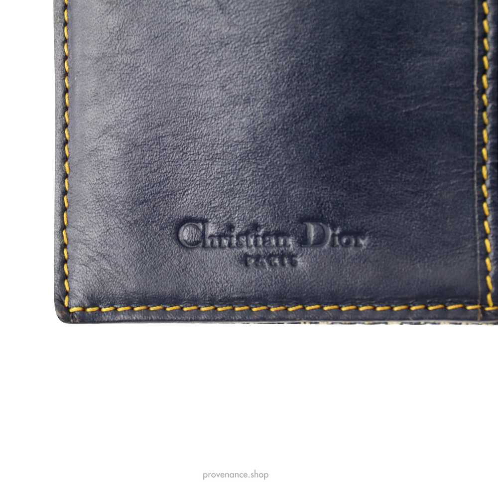 Dior Oblique Long Wallet - Navy Trotter - image 6