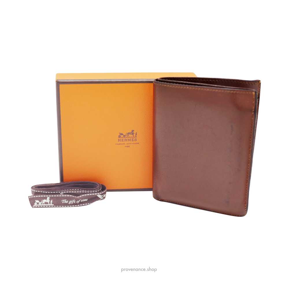 Hermès 6CC Bifold Wallet - Miel Box Calfskin - image 1