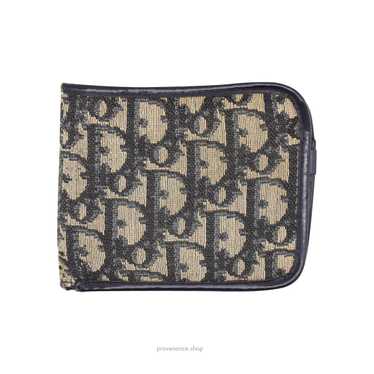 Dior Oblique Bifold Wallet - Navy