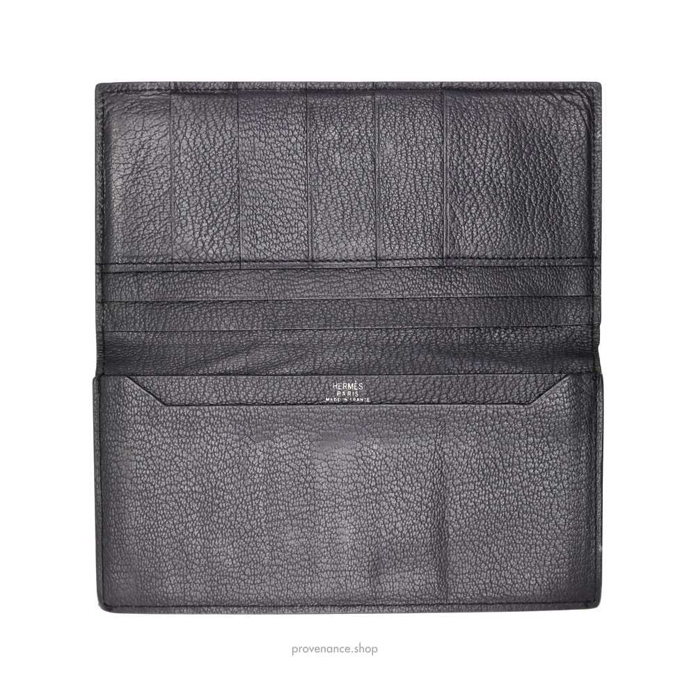 Hermès MC² Fleming Long Wallet - Black Clemence L… - image 6