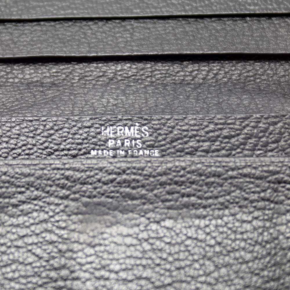 Hermès MC² Fleming Long Wallet - Black Clemence L… - image 7