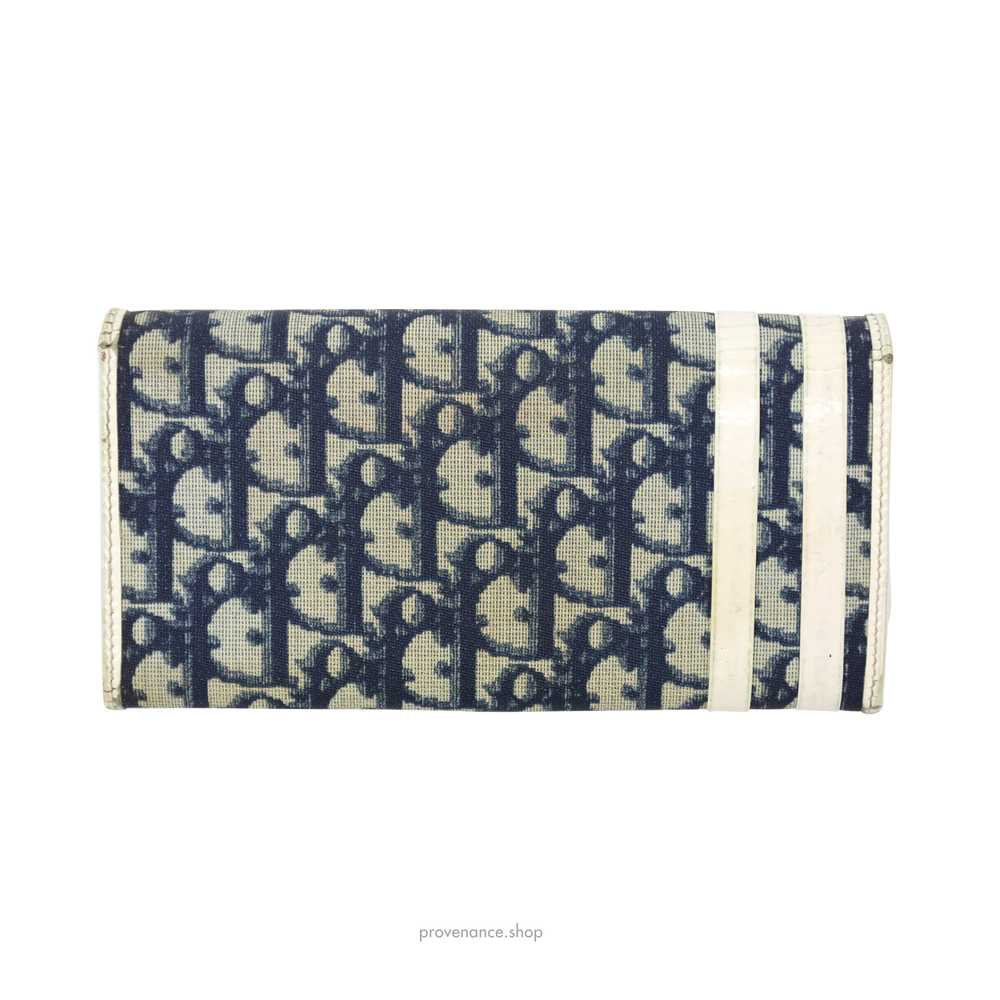 Long Wallet - Dior Trotter Oblique 1 Navy - image 2