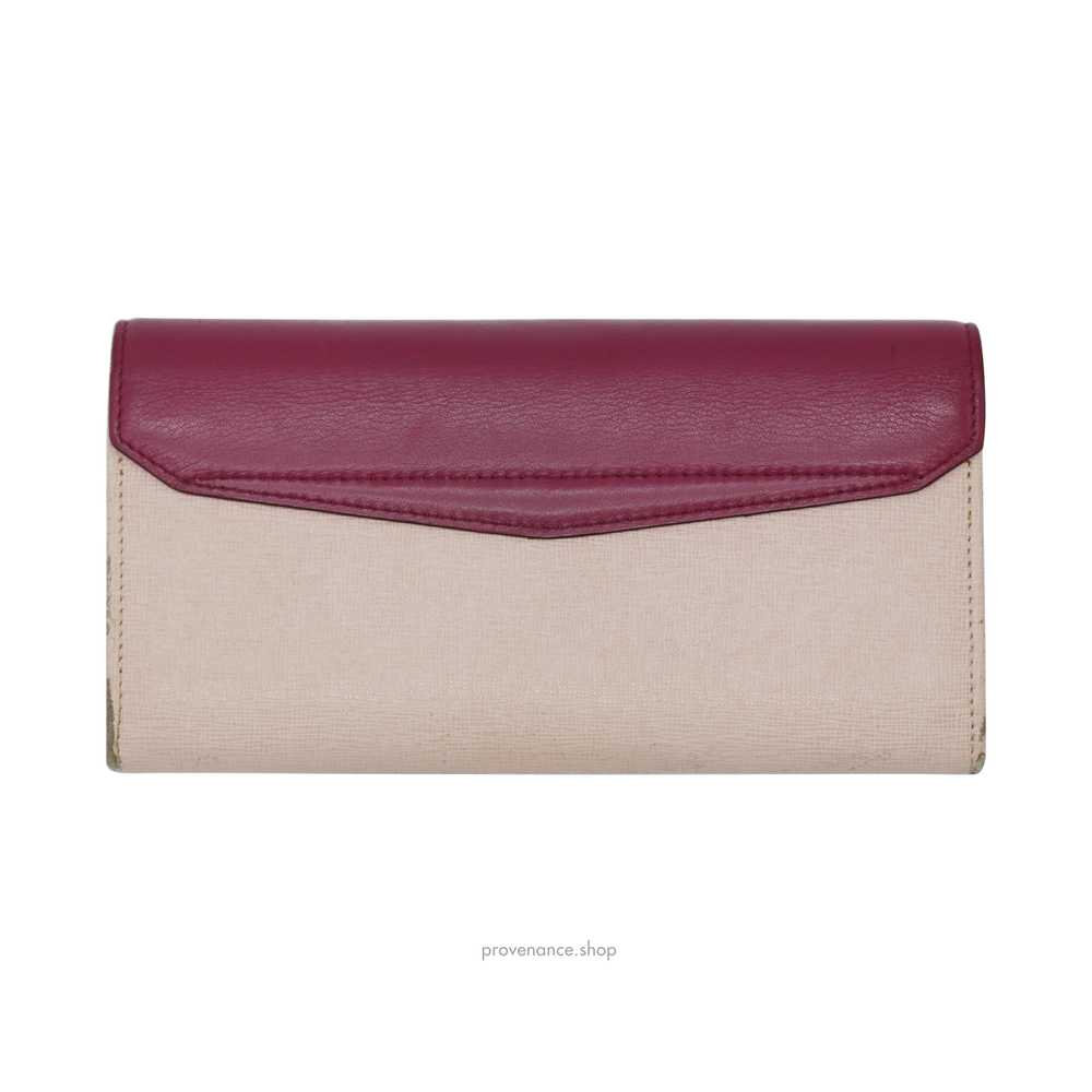 Fendi Long Wallet - Fuchsia Pink Leather - image 3