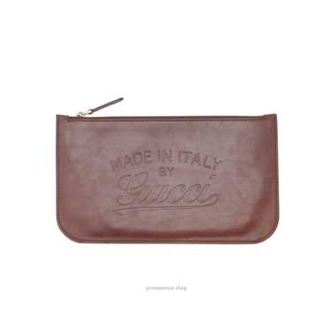 Gucci Zip Pouch - Brown Leather - image 1