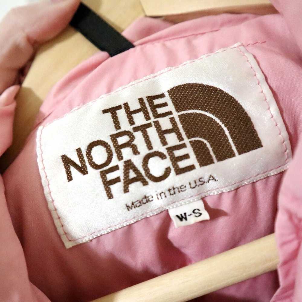 RARE 70s 80s Vintage The North Face Pink Goose Do… - image 3