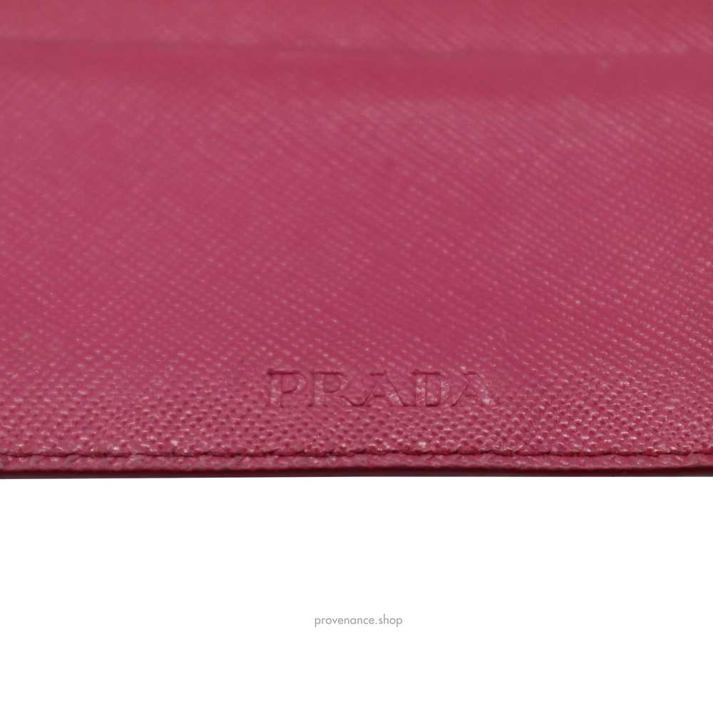 Prada Cardholder Wallet - Fuchsia Saffiano Leather - image 2