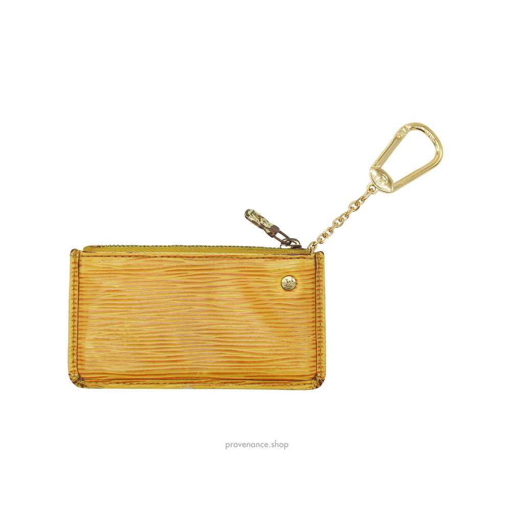 Louis Vuitton Key Pouch Cles - Tassil Yellow Epi … - image 2