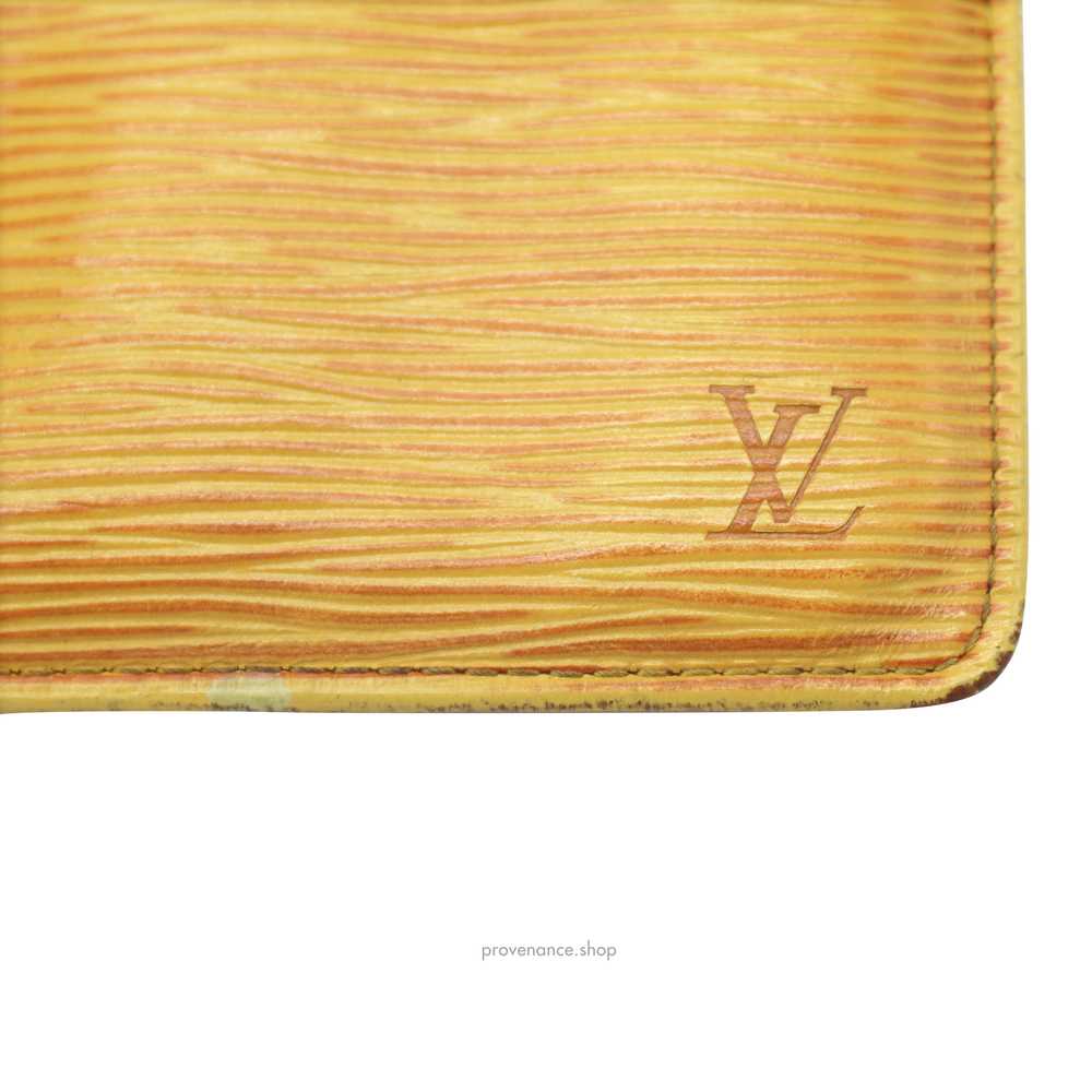 Louis Vuitton Key Pouch Cles - Tassil Yellow Epi … - image 3