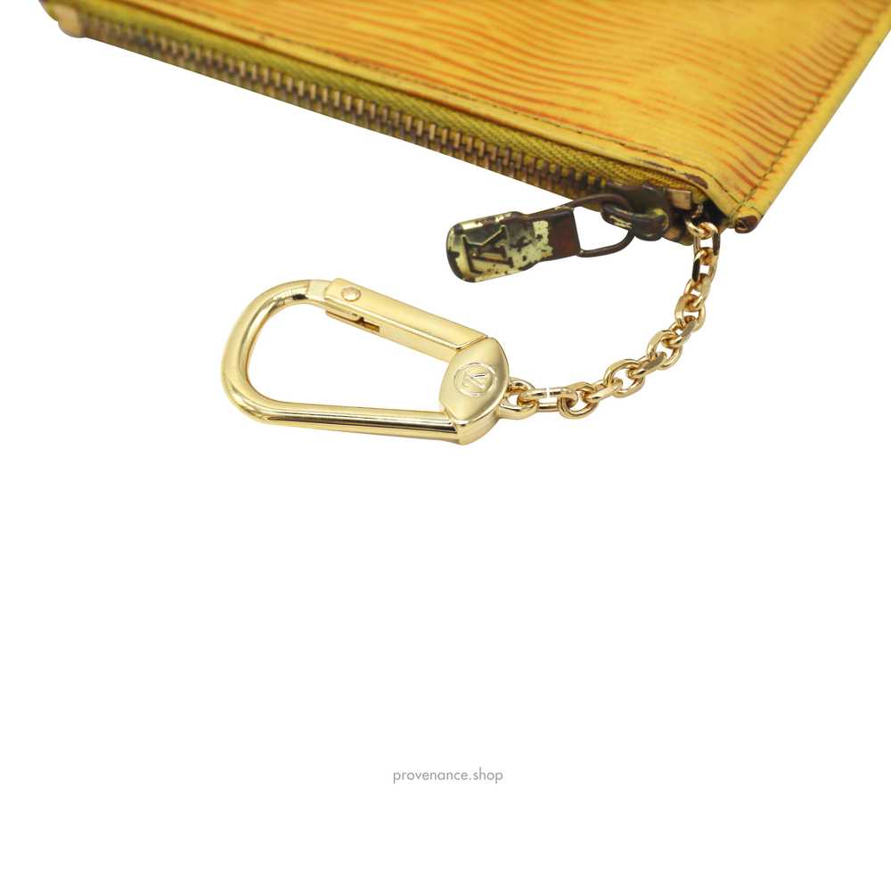 Louis Vuitton Key Pouch Cles - Tassil Yellow Epi … - image 4