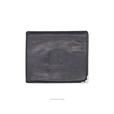 Balenciaga BB Logo Bifold Wallet - Black Leather - image 1