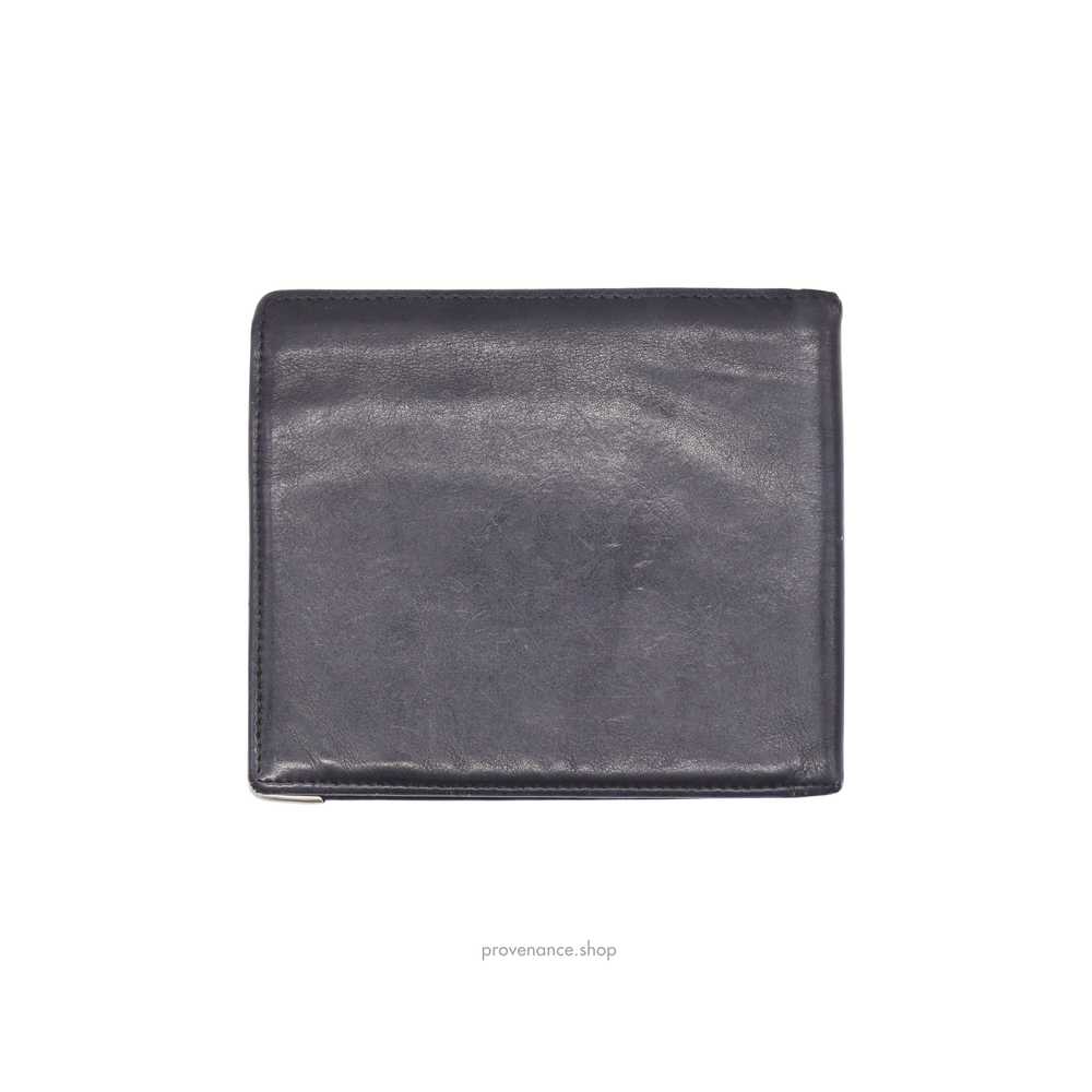 Balenciaga BB Logo Bifold Wallet - Black Leather - image 2