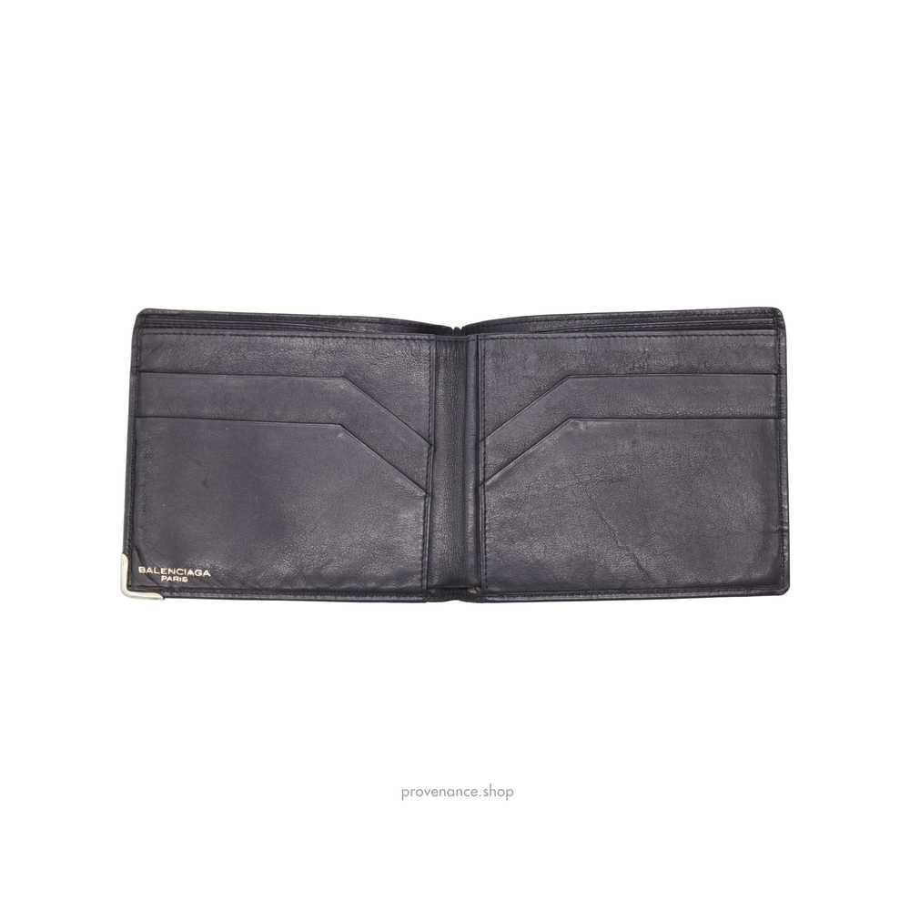Balenciaga BB Logo Bifold Wallet - Black Leather - image 5