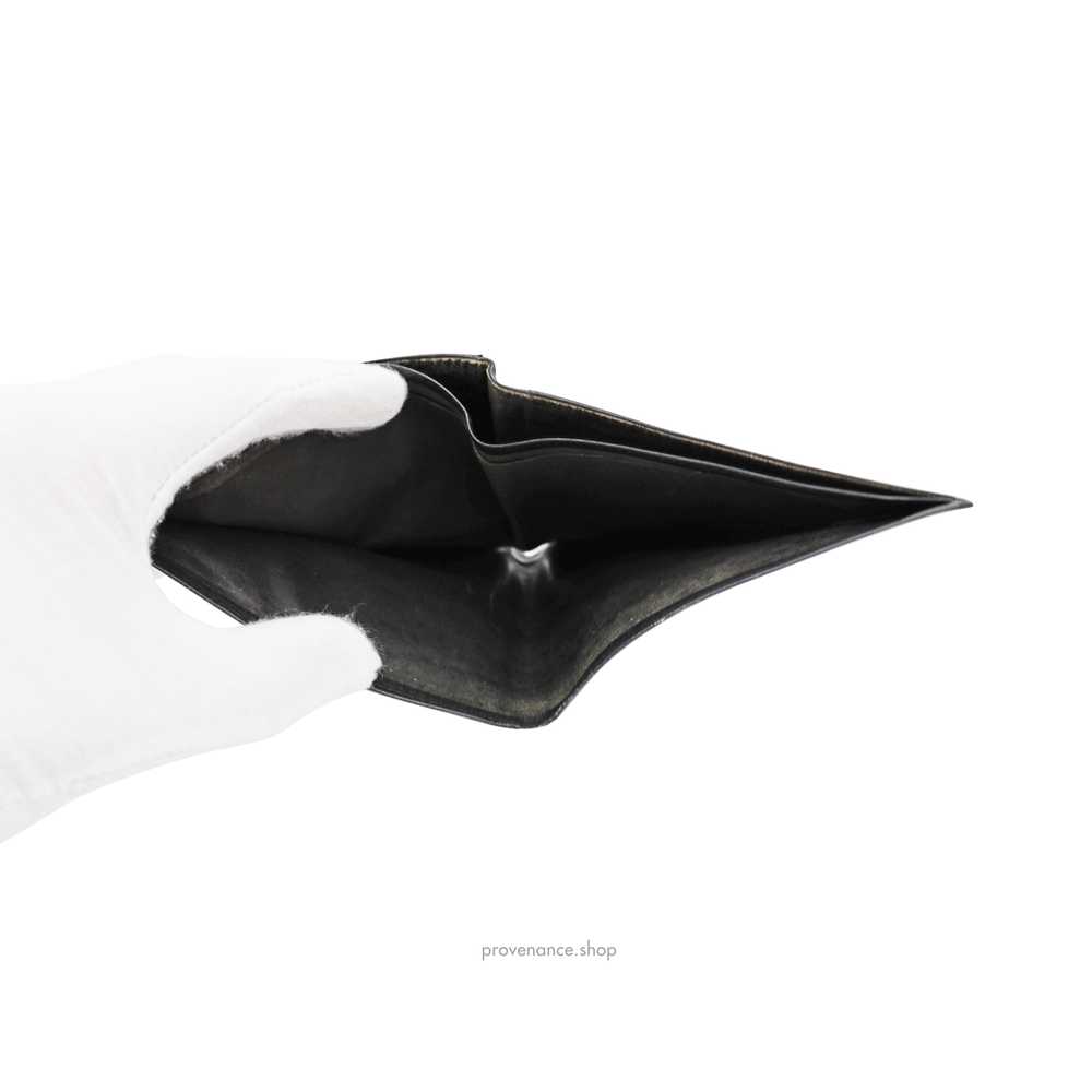 Balenciaga BB Logo Bifold Wallet - Black Leather - image 7