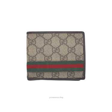 Gucci GG Supreme Signature Web Bifold Wallet - image 1