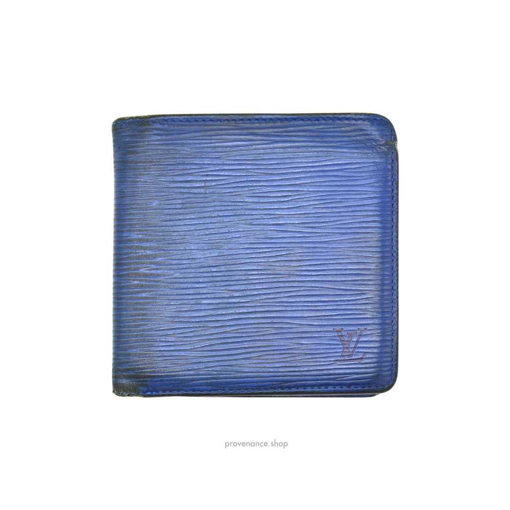 Louis Vuitton Marco Wallet - Toledo Blue Epi Leat… - image 1