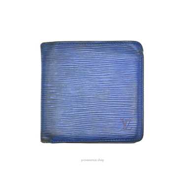 Louis Vuitton Marco Wallet - Toledo Blue Epi Leat… - image 1