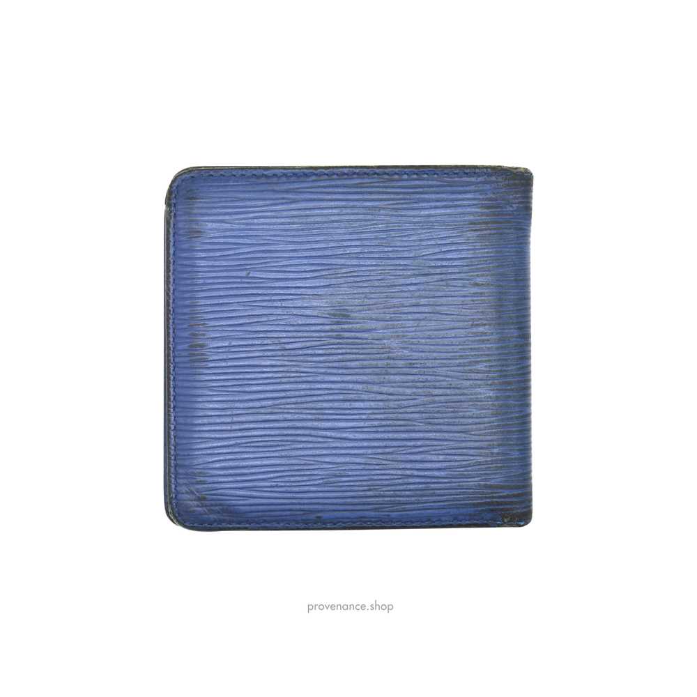 Louis Vuitton Marco Wallet - Toledo Blue Epi Leat… - image 2